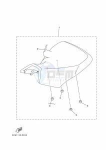 YFM450FWBD KODIAK 450 EPS (BHT4) drawing SEAT