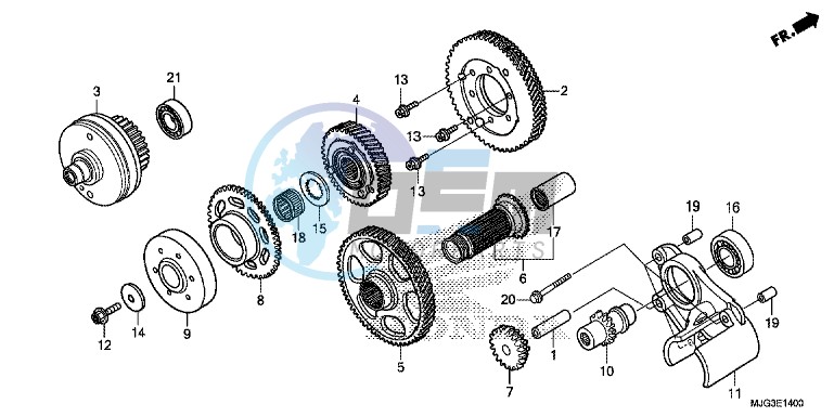 PRIMARY DRIVE GEAR