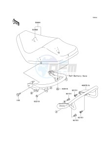 VN 1500 J [VULCAN 1500 DRIFTER] (J1-J2) [VULCAN 1500 DRIFTER] drawing SEAT