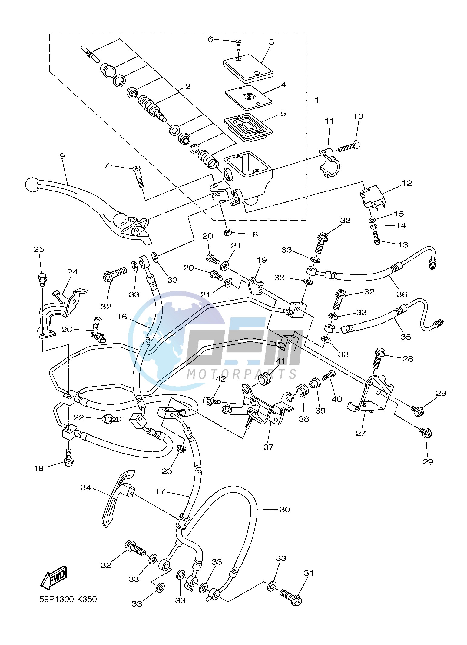 FRONT MASTER CYLINDER