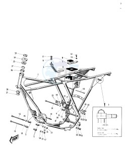 C2 SS TR [ROADRUNNER] (SS-TR) 125 [ROADRUNNER] drawing FRAME_FRAME FITTINGS