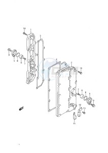 DF 200 drawing Exhaust Cover