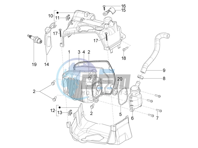 Cylinder head cover