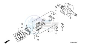 SH300A9 ED / ABS TBX drawing CRANKSHAFT/PISTON