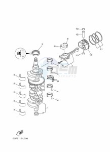 LF150XB-2017 drawing CRANKSHAFT--PISTON