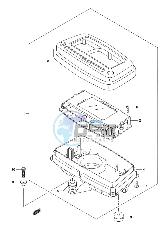 SPEEDOMETER (LT-A500XZL2 P17)