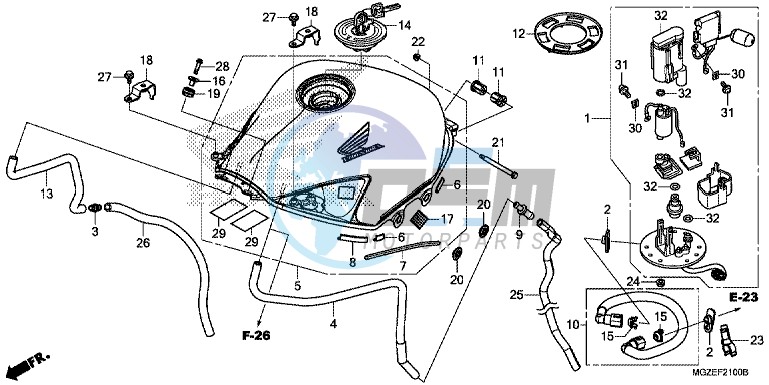 FUEL TANK/FUEL PUMP