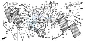 XL1000V VARADERO drawing RADIATOR