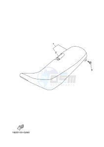 TT-R125 TT-R125LW (2CP6) drawing SEAT