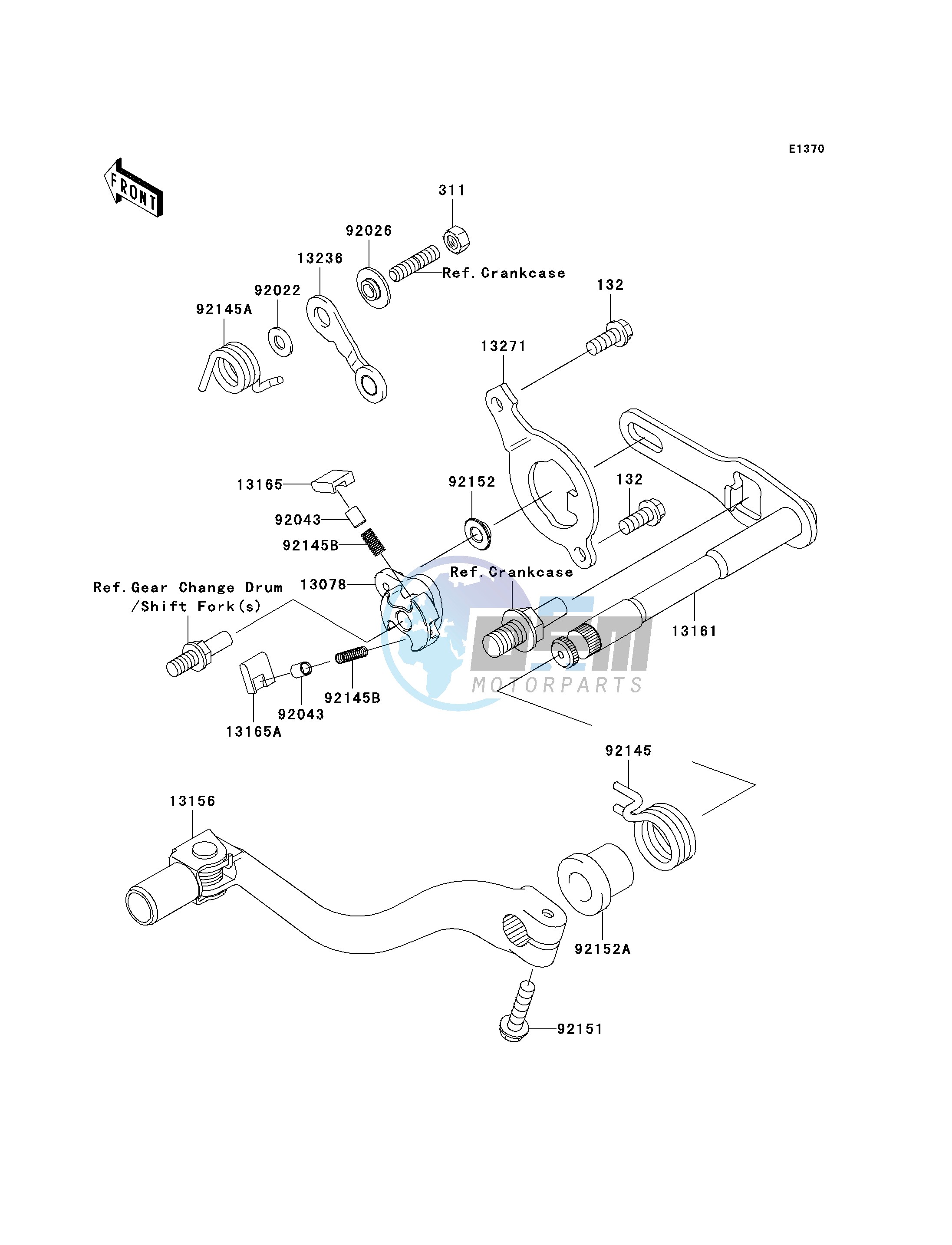 GEAR CHANGE MECHANISM