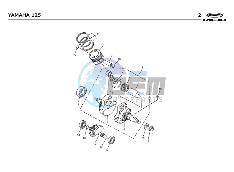 PISTON - CRANKSHAFT  EURO2