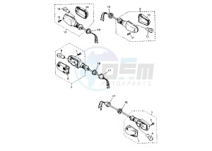 XJ N 600 drawing FLASHER LIGHT