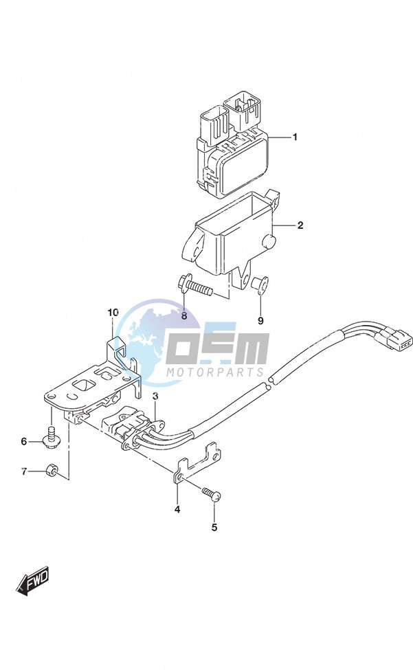 PTT Switch Tiller Handle w/Power Tilt