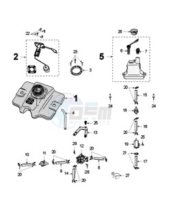 FIGHT 3 N drawing TANK AND FUEL PUMP