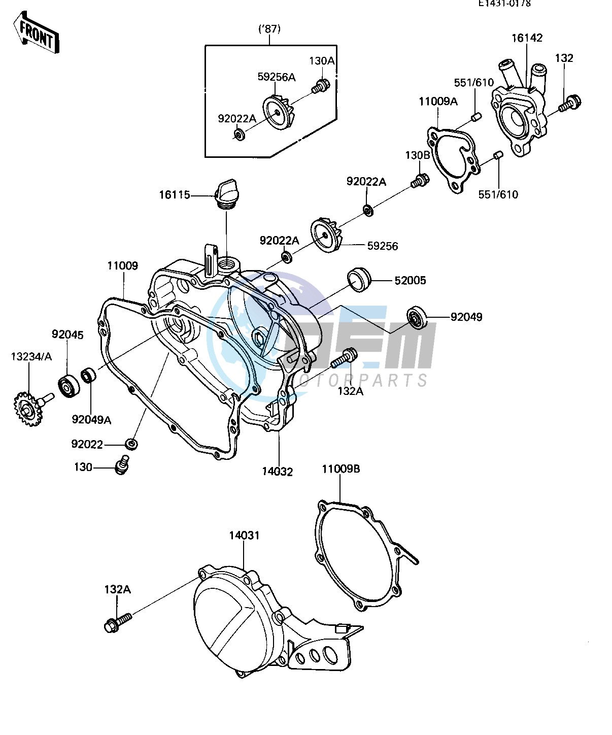 ENGINE COVERS_WATER PUMP