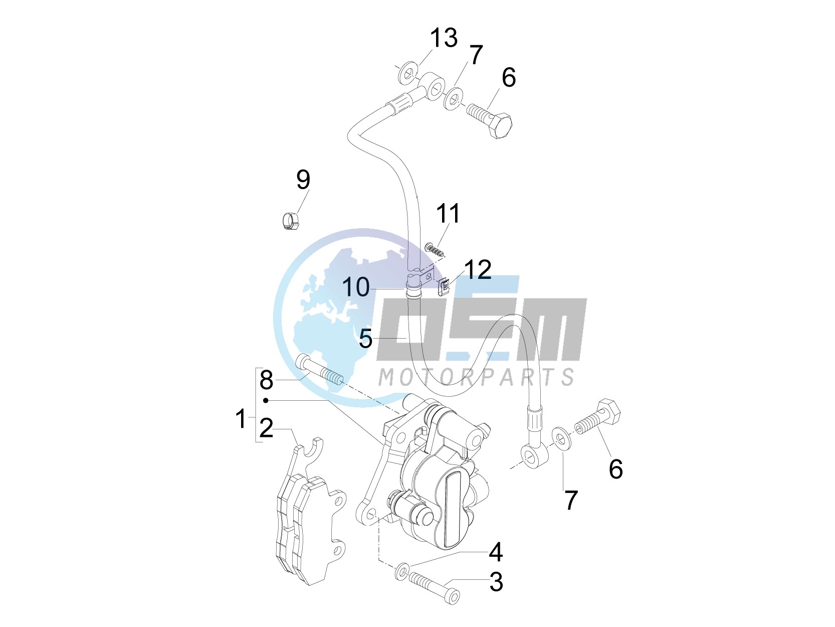 Brakes pipes - Calipers