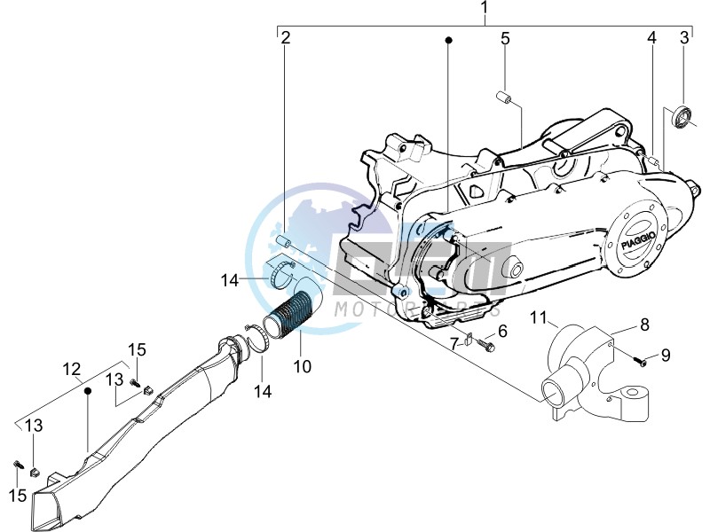 Crankcase cover - Crankcase cooling