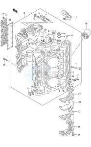 DF 300AP drawing Cylinder Block