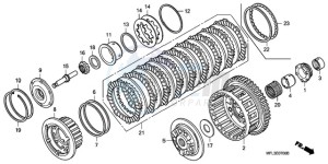 CBR1000RA9 France - (F / ABS CMF MME) drawing CLUTCH