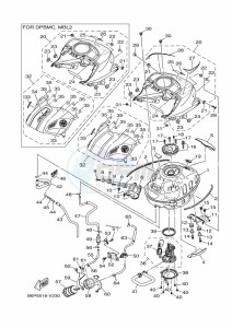 YZF250-A (B6P6) drawing FUEL TANK