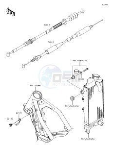 KX85 KX85CFF EU drawing Cables