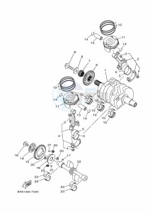 MT-03 MTN320-A (B6WB) drawing CRANKSHAFT & PISTON