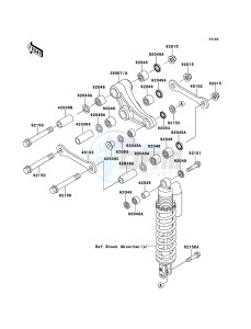 KX85/KX85-<<II>> KX85BDF EU drawing Suspension