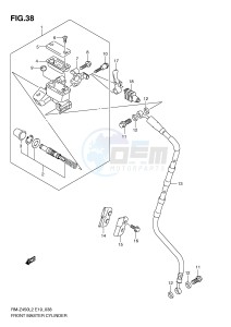 RM-Z450 (E19) drawing FRONT MASTER CYLINDER