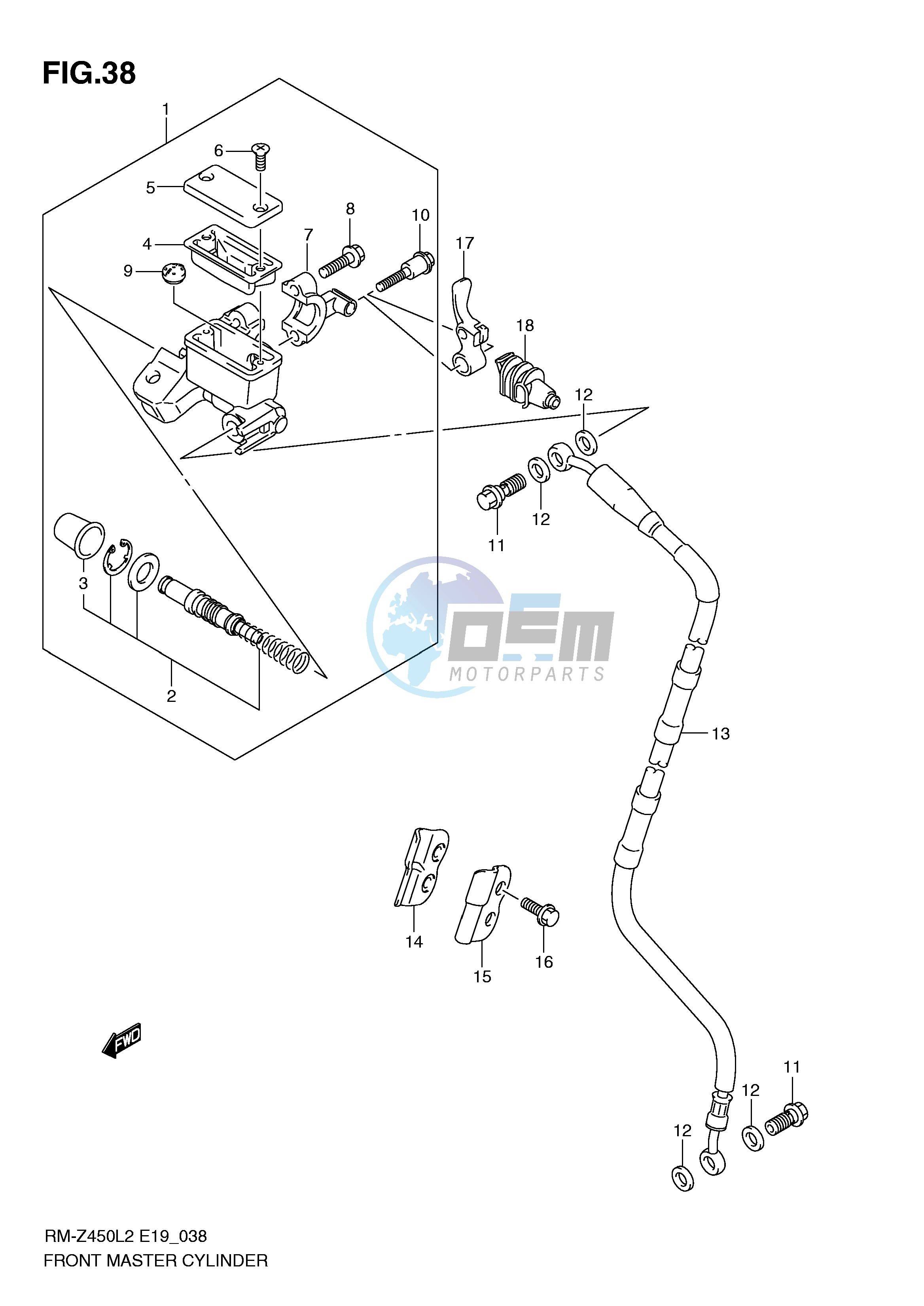 FRONT MASTER CYLINDER