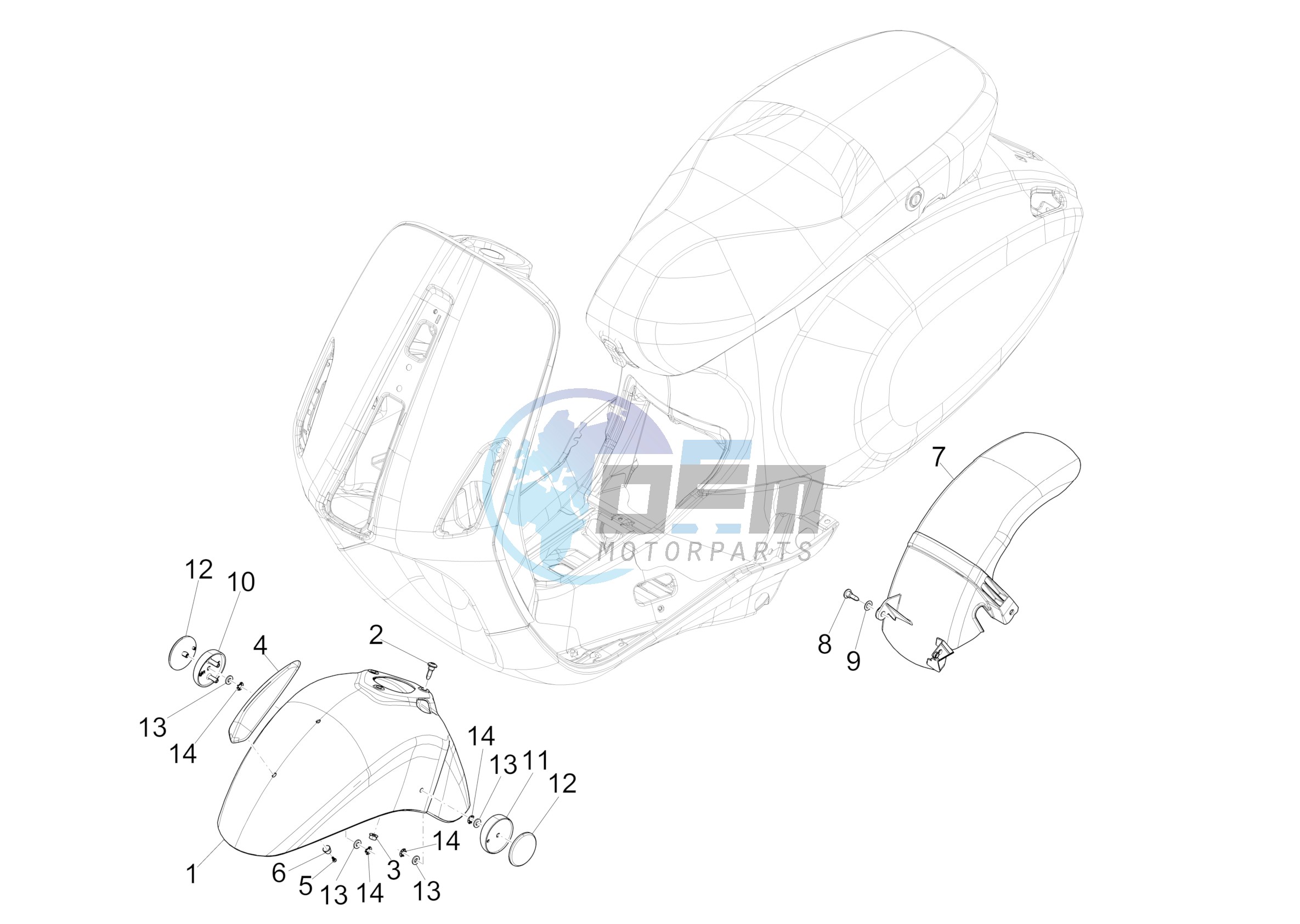 Wheel housing - Mudguard