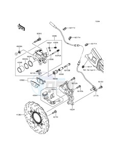 VERSYS_650_ABS KLE650FFF XX (EU ME A(FRICA) drawing Rear Brake