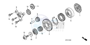 TRX450ERC drawing STARTING CLUTCH