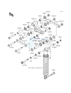 KX 250 H [KX250] (H1-H2) [KX250] drawing SUSPENSION