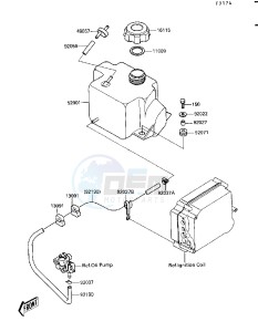 JF 650 B [TS] (B1-B2) [TS] drawing OIL TANK