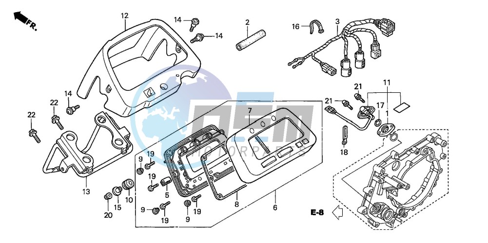 METER (TRX350TM-A,2A/FM-A,2A)