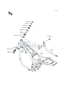 ZR 1100 A [ZR1100 ZEPHYR] (A1-A4) drawing FRAME