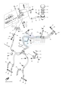 YZF-R1 998 R1 (BX41) drawing FRONT MASTER CYLINDER