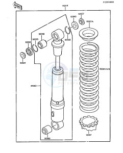 KX 60 A [KX60] (A1-A2) [KX60] drawing SHOCK ABSORBER