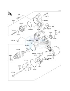 KAF 620 M [MULE 4010 4X4] (M9F) M9F drawing STARTER MOTOR-- FD620DE485833 - - -