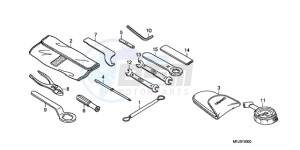 CBR600RA9 Europe Direct - (ED / ABS) drawing TOOLS