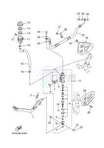 XT660R (5VKL 5VKL 5VKL 5VKL) drawing REAR MASTER CYLINDER