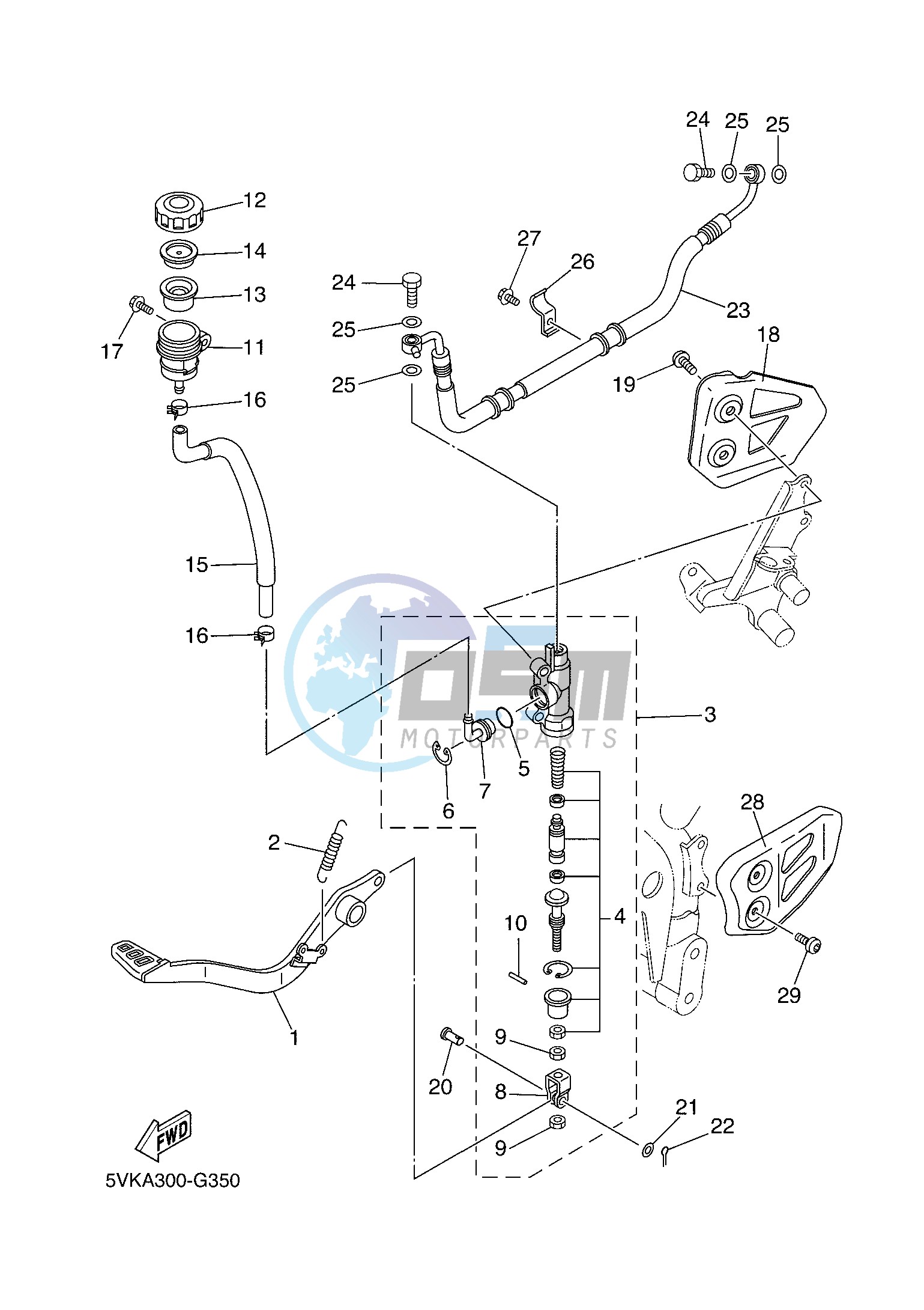 REAR MASTER CYLINDER