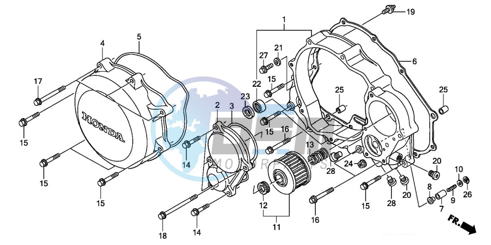 RIGHT CRANKCASE COVER