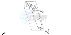 PK50S drawing REAR CUSHION