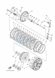 YFZ450R YFZ45YSSK (BW2L) drawing CLUTCH