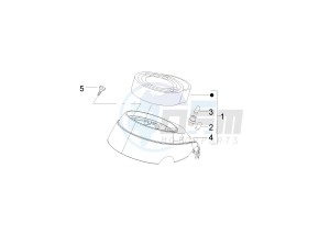 LXV 50 4T 2V 25 Kmh B-NL drawing Meter combination - Cruscotto