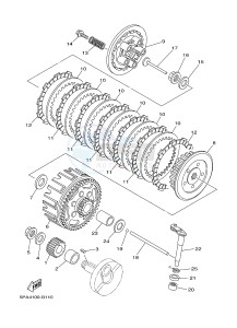 YZ85LW (1SND 1SNF 1SPD 1SPF) drawing CLUTCH