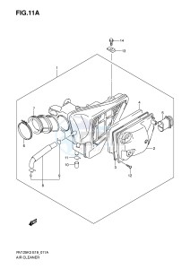 RV125 (E19) VanVan drawing AIR CLEANER (MODEL K7)