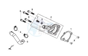 GTS 125I (L8) EU EURO4 drawing WATERPOMP COVER