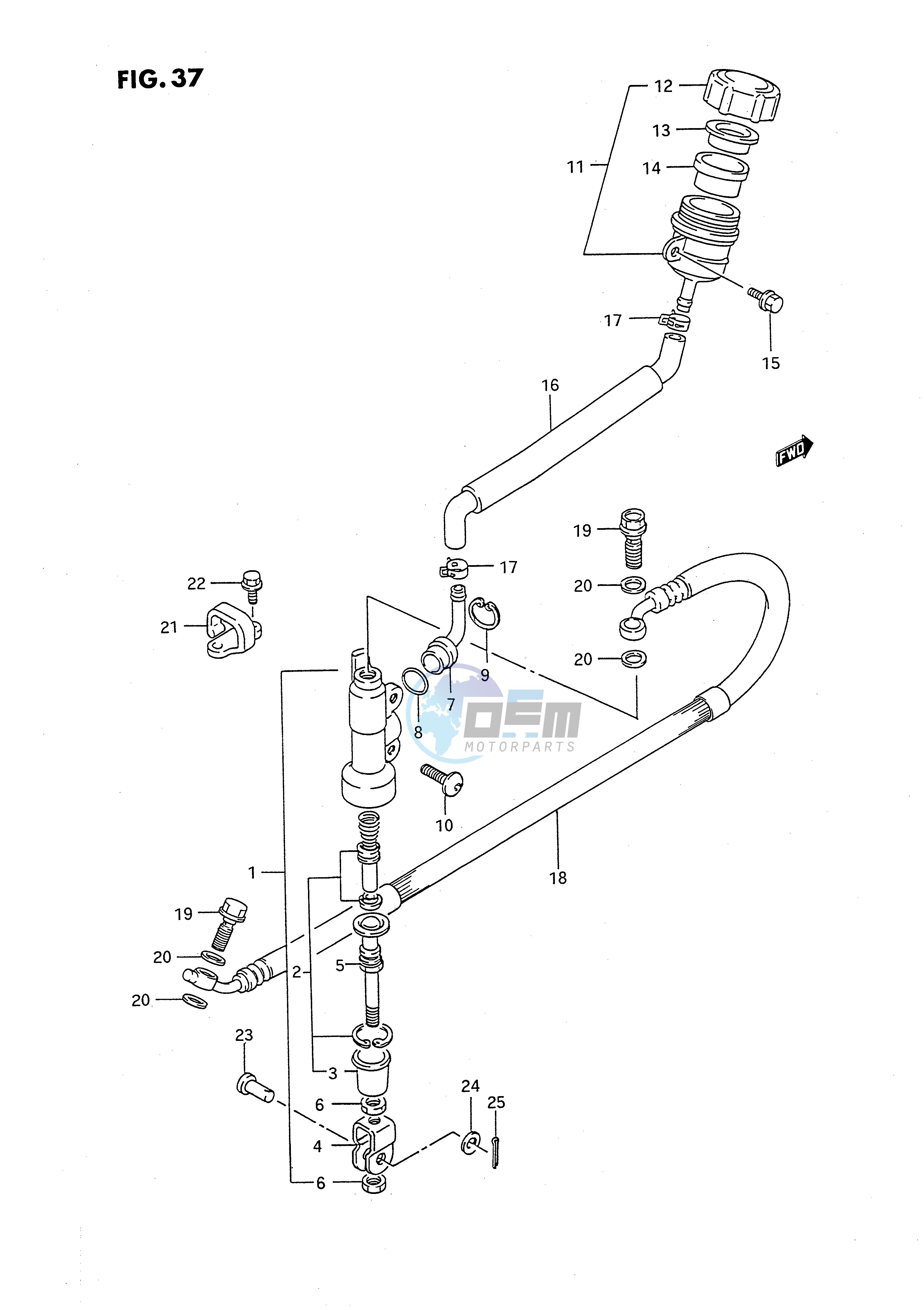 REAR MASTER CYLINDER (MODEL L)